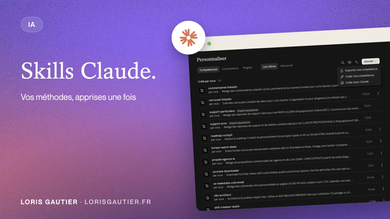 Claude Skills : Guide complet pour bien utiliser (2026)