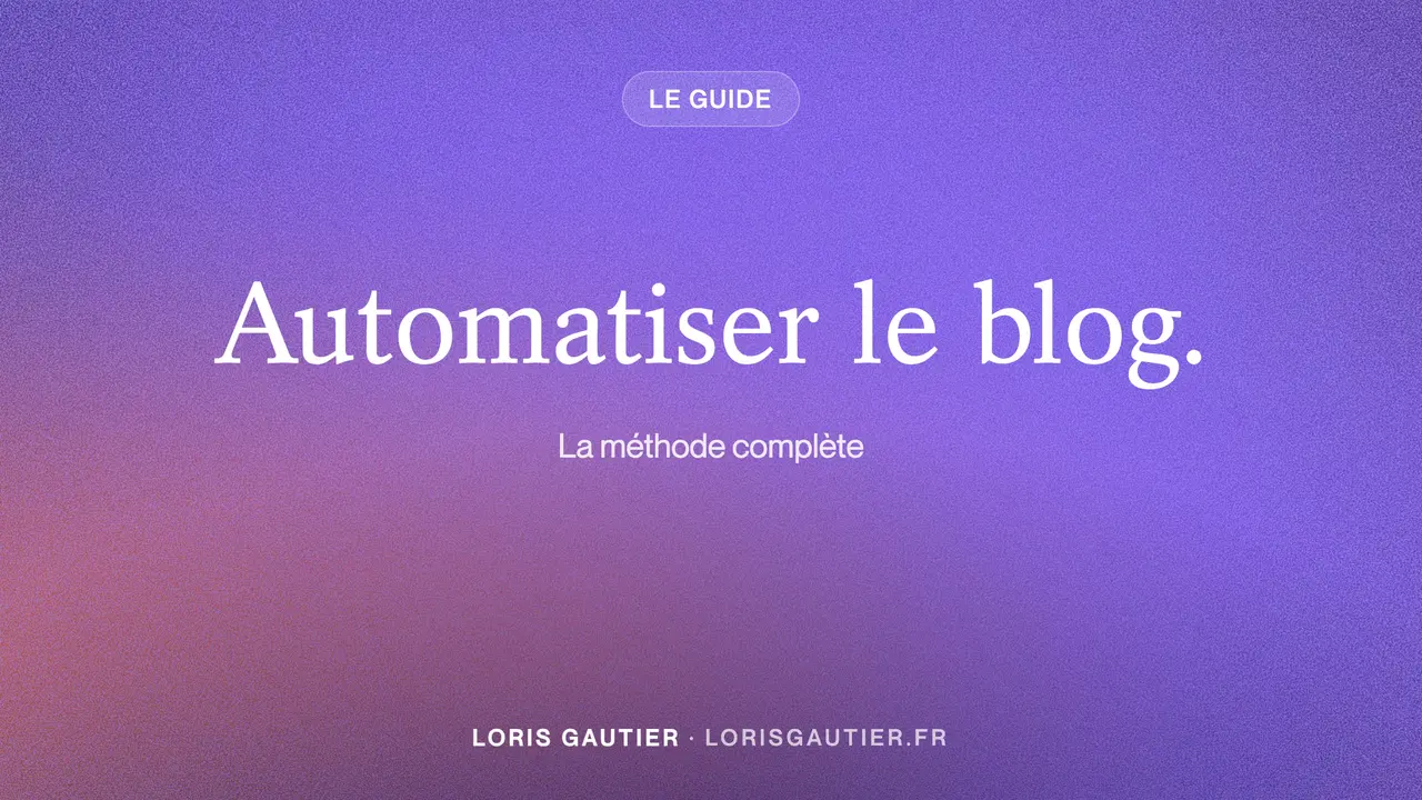 Comment automatiser son blog ? La meilleure méthode (2026)