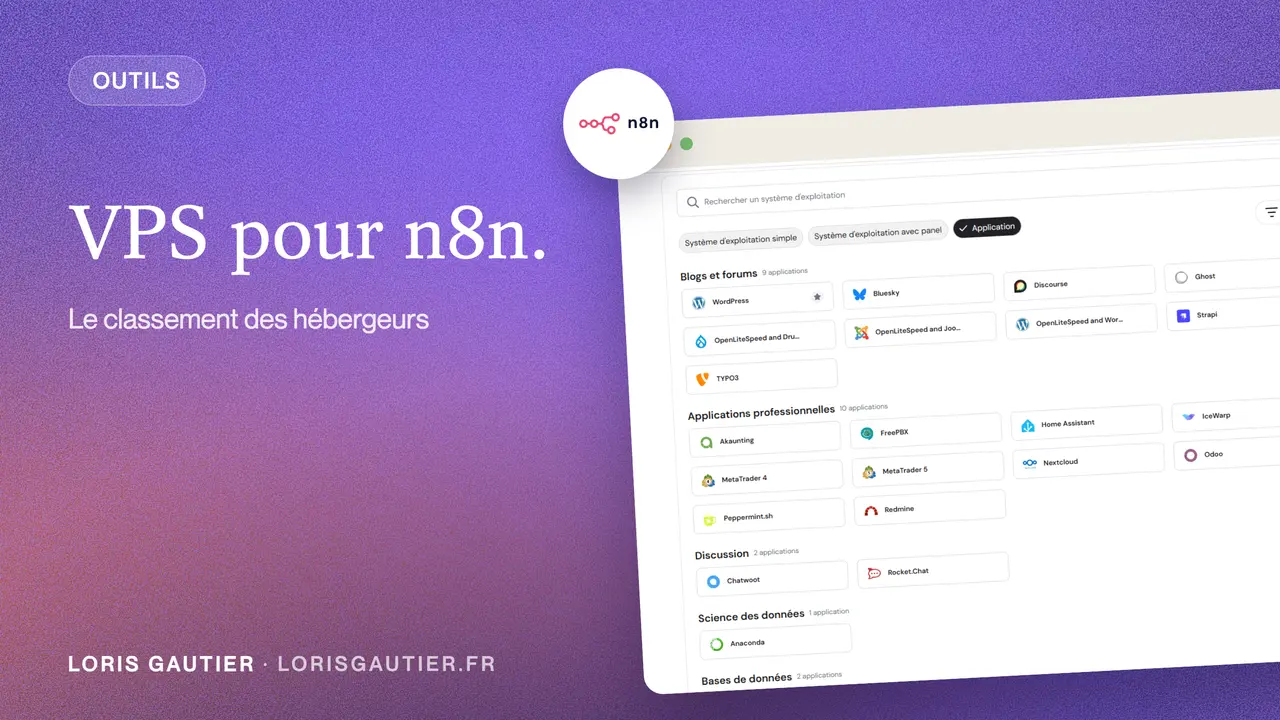 VPS n8n : Top 6 des meilleurs hébergeurs (Août 2026)