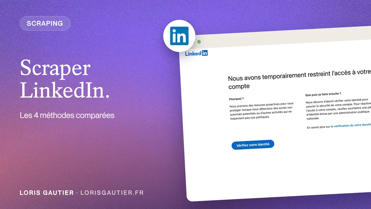 Comment scraper LinkedIn ? : 4 meilleures méthodes (2026)